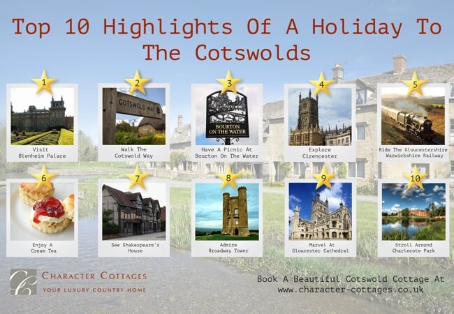 Top 10 Highlights of a Holiday to the Cotswolds