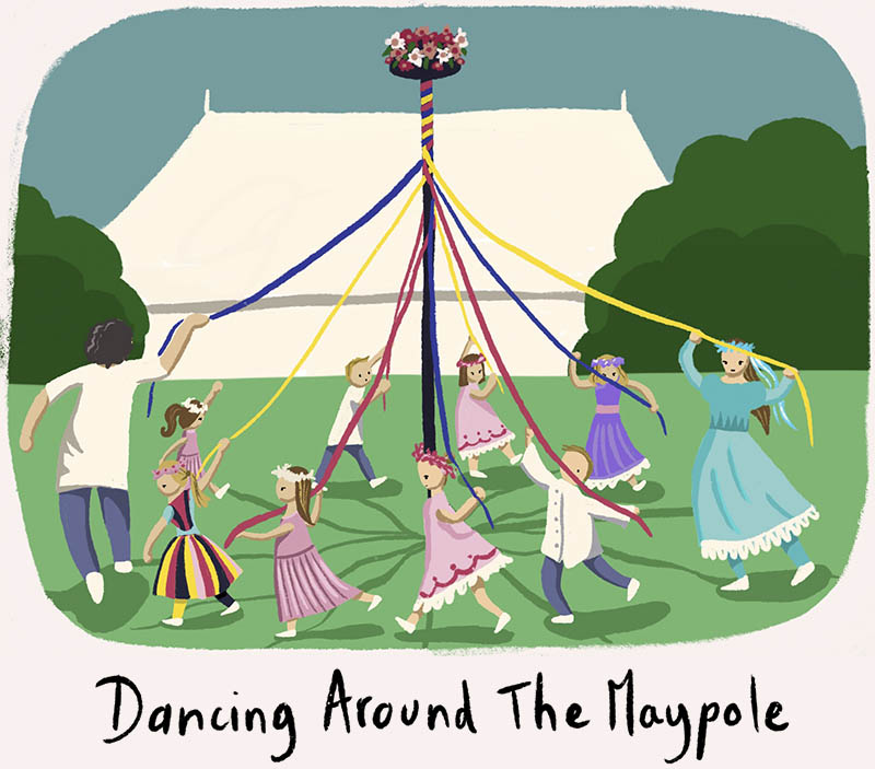 Dancing Around The Maypole