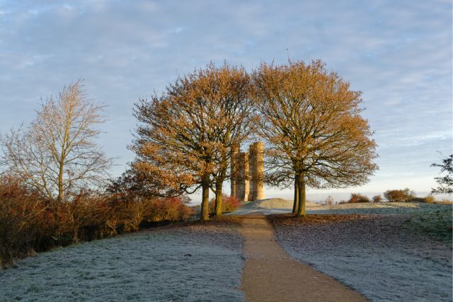 Broadway tower at winter
